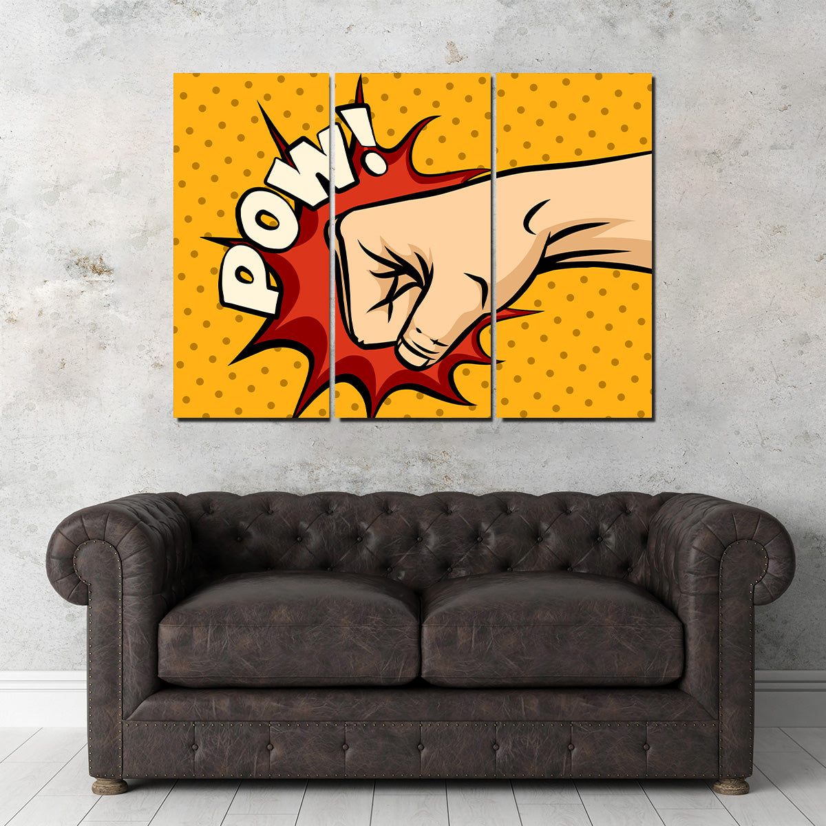 Pow1 High - Quality Sustainable Wall Art