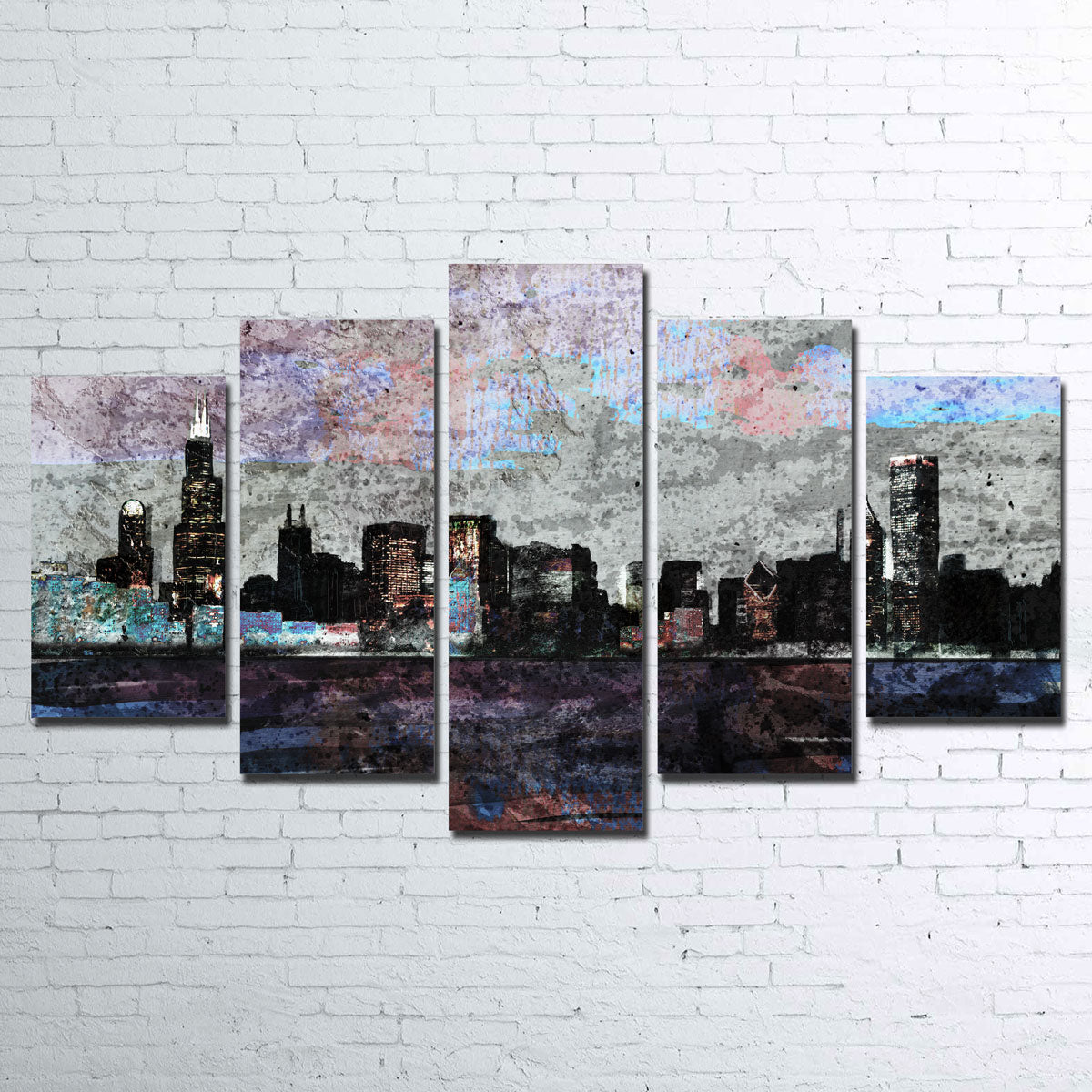 Stunning Dusk Chicago Skyline Wall Art for a Chic Home Decor