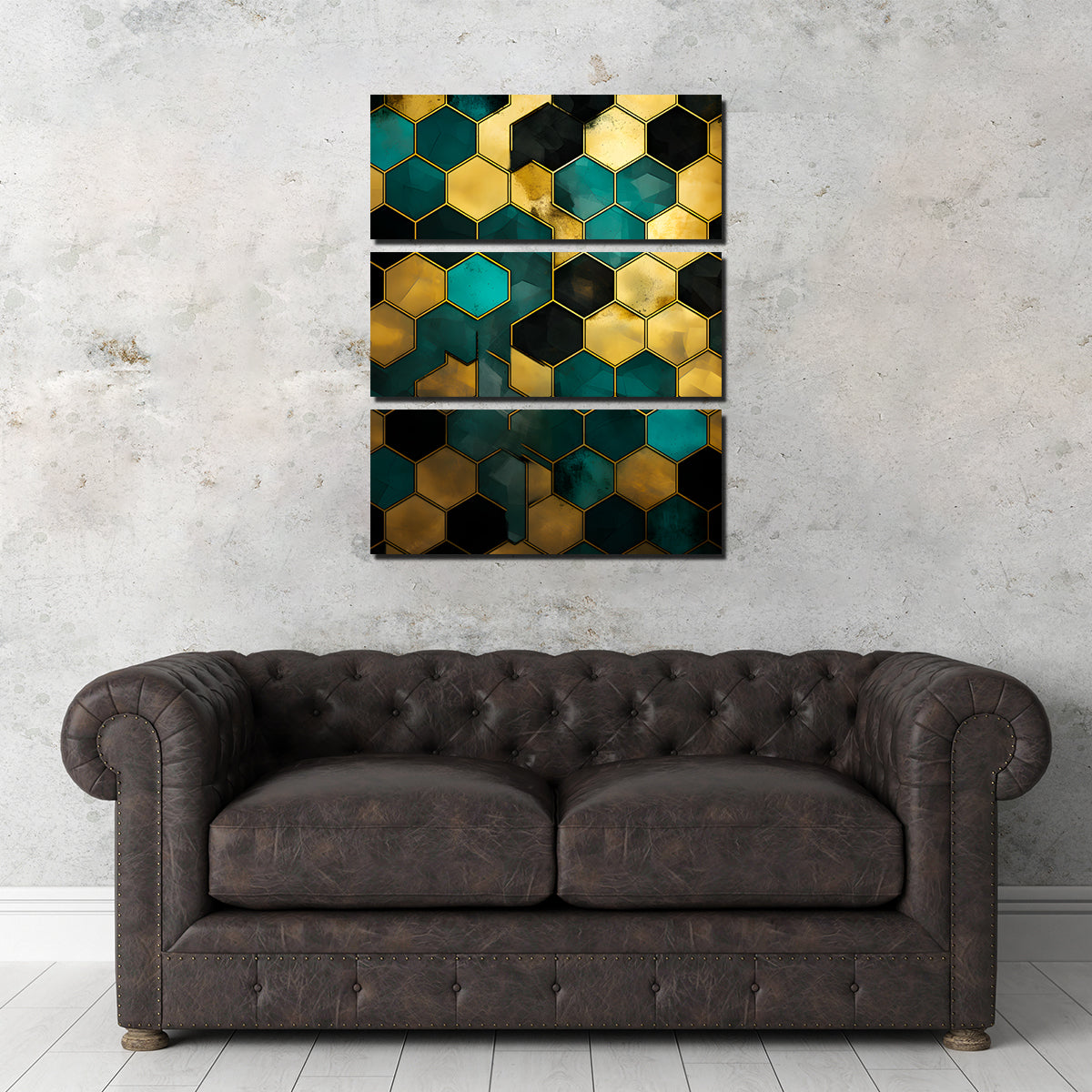 Eye - Catching Abstract Blue Orange Shapes 37 Wall Art for Stunning Home Decor