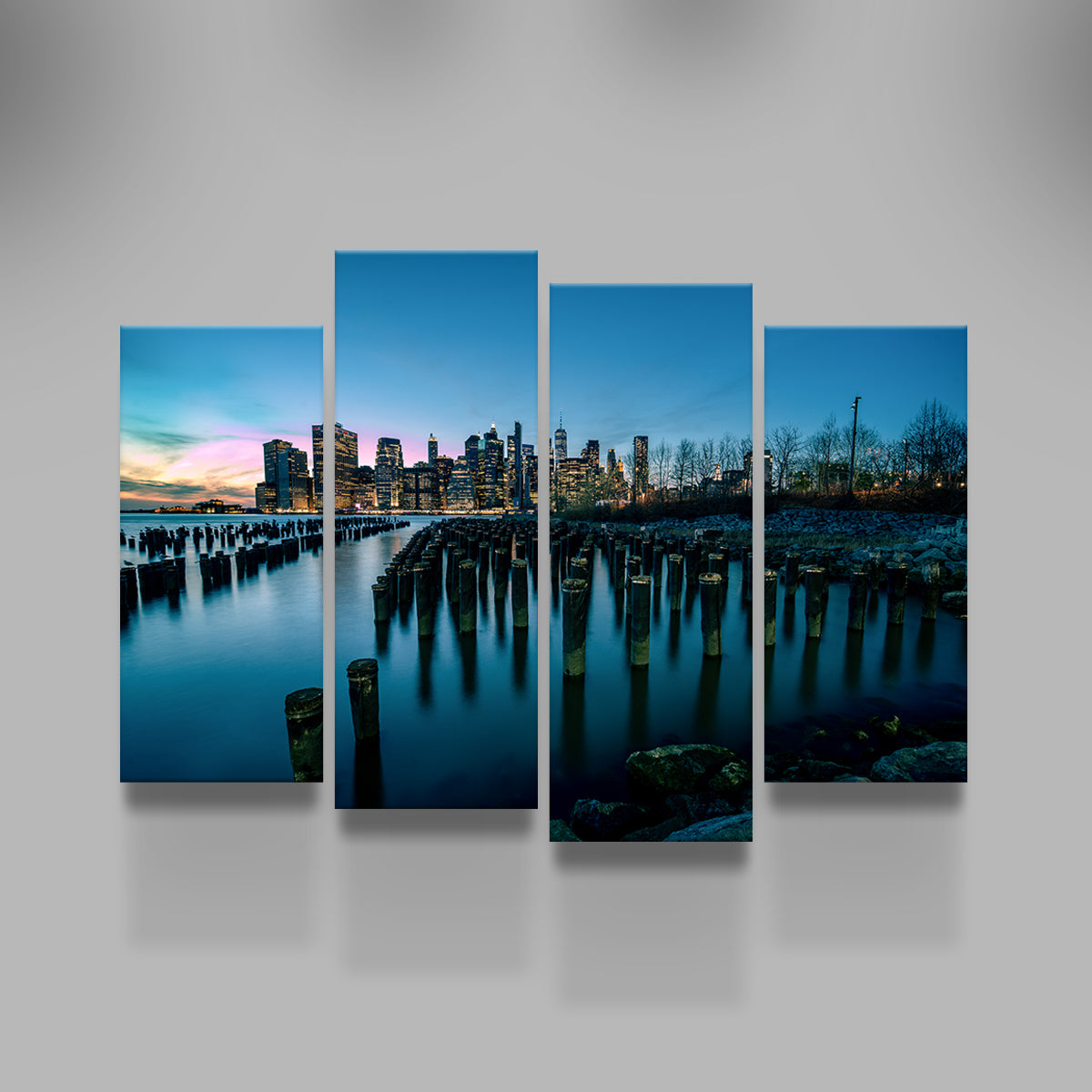 BK Pier Wall Art - Stunning Handmade Canvas Artwork