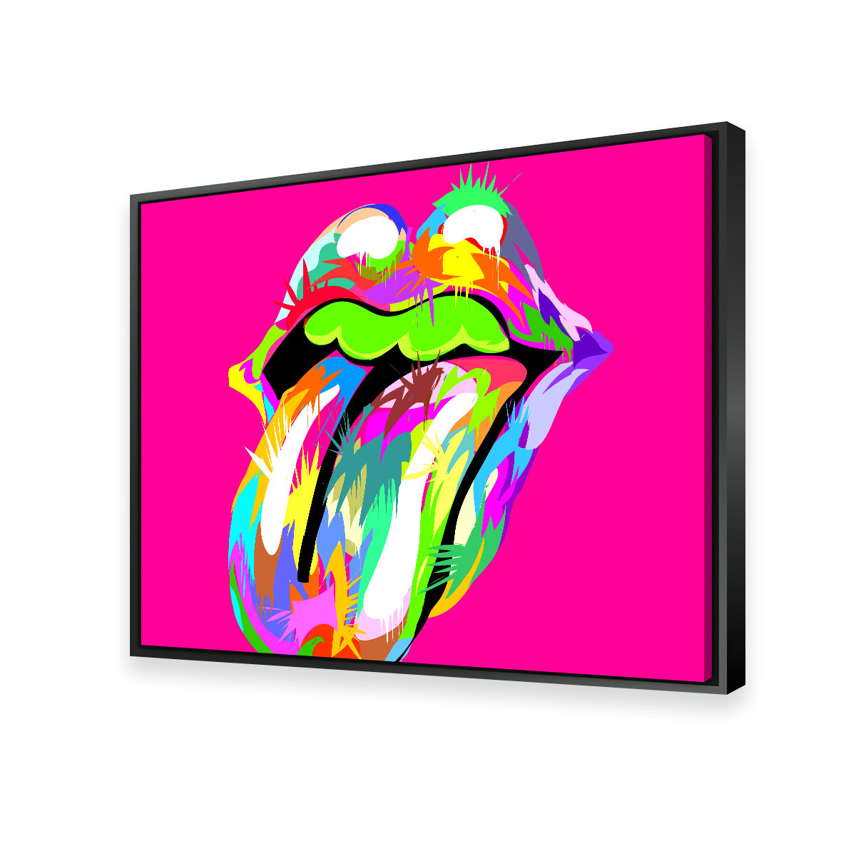 Cool Rolling Mouth Swag Wall Art for Stunning Decor