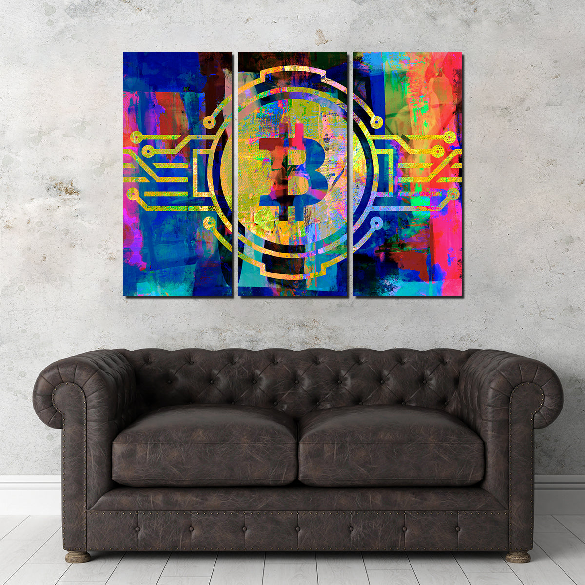 Unique Bitcoin Wall Art by Stephen Chambers