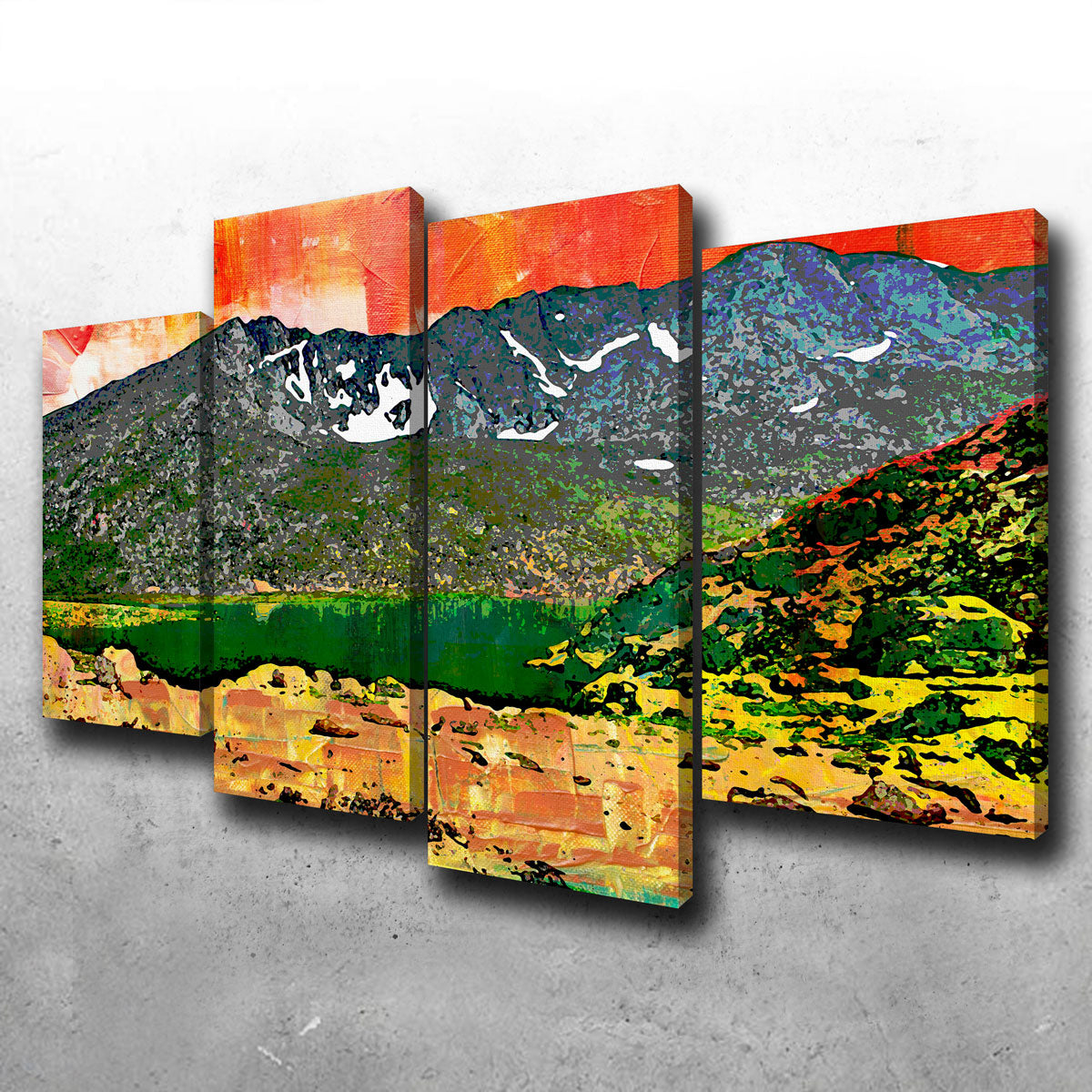 Stunning Abstract Evans Wall Art for Striking Home Decor