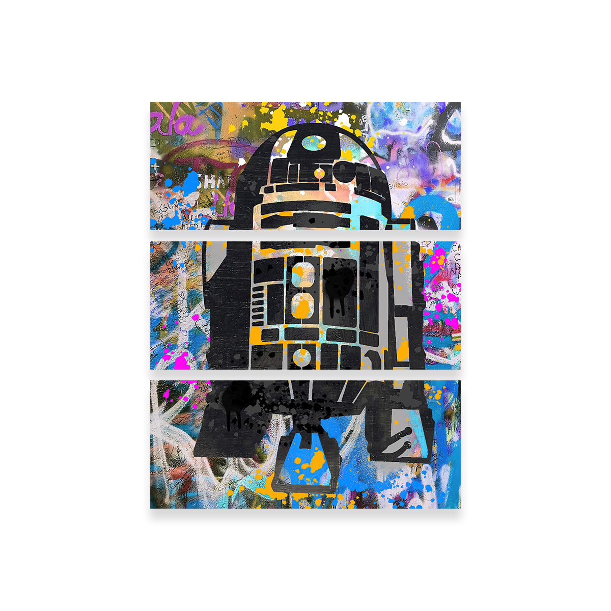 Stunning R2D2 Wall Art by Stephen Chambers