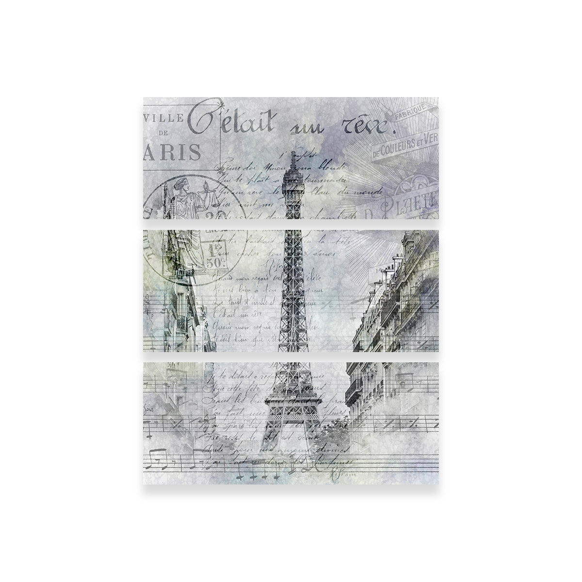 Exquisite Paris Collage Wall Art by Melanie Viola