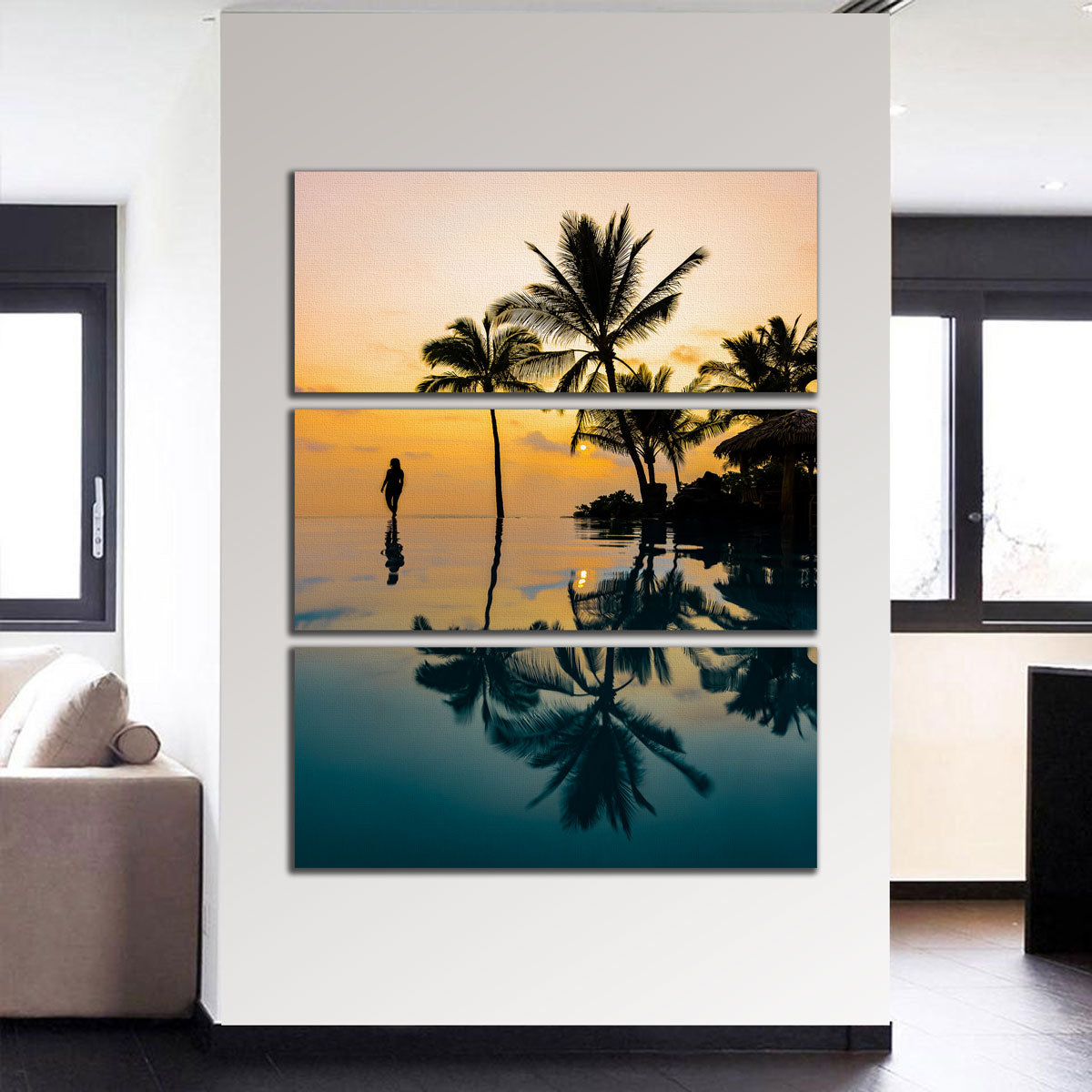 Exquisite Relaxation Sunset Wall Art for Home Decor