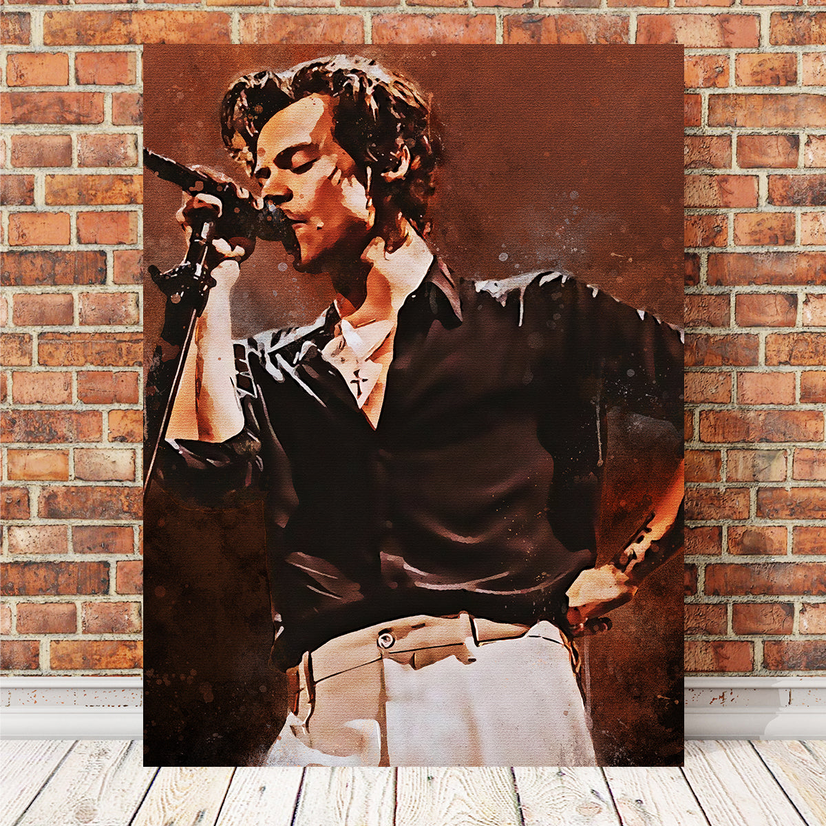 Stunning Harry Styles Painting Wall Art for Home Decor