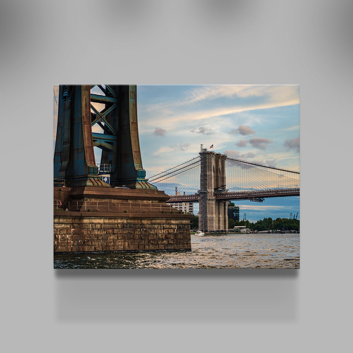 Stunning Dual Bridges Wall Art by Charity Dos Santos