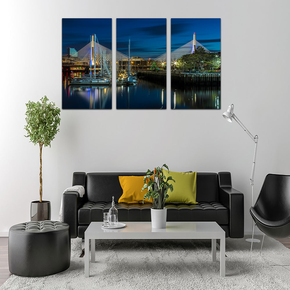 Exquisite Boston Bunker Hill Bridge Wall Art by Melanie Viola