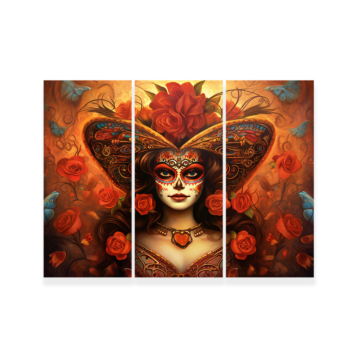 Stunning Day of the Dead Art Canvas Wall Art for Your Home Decor