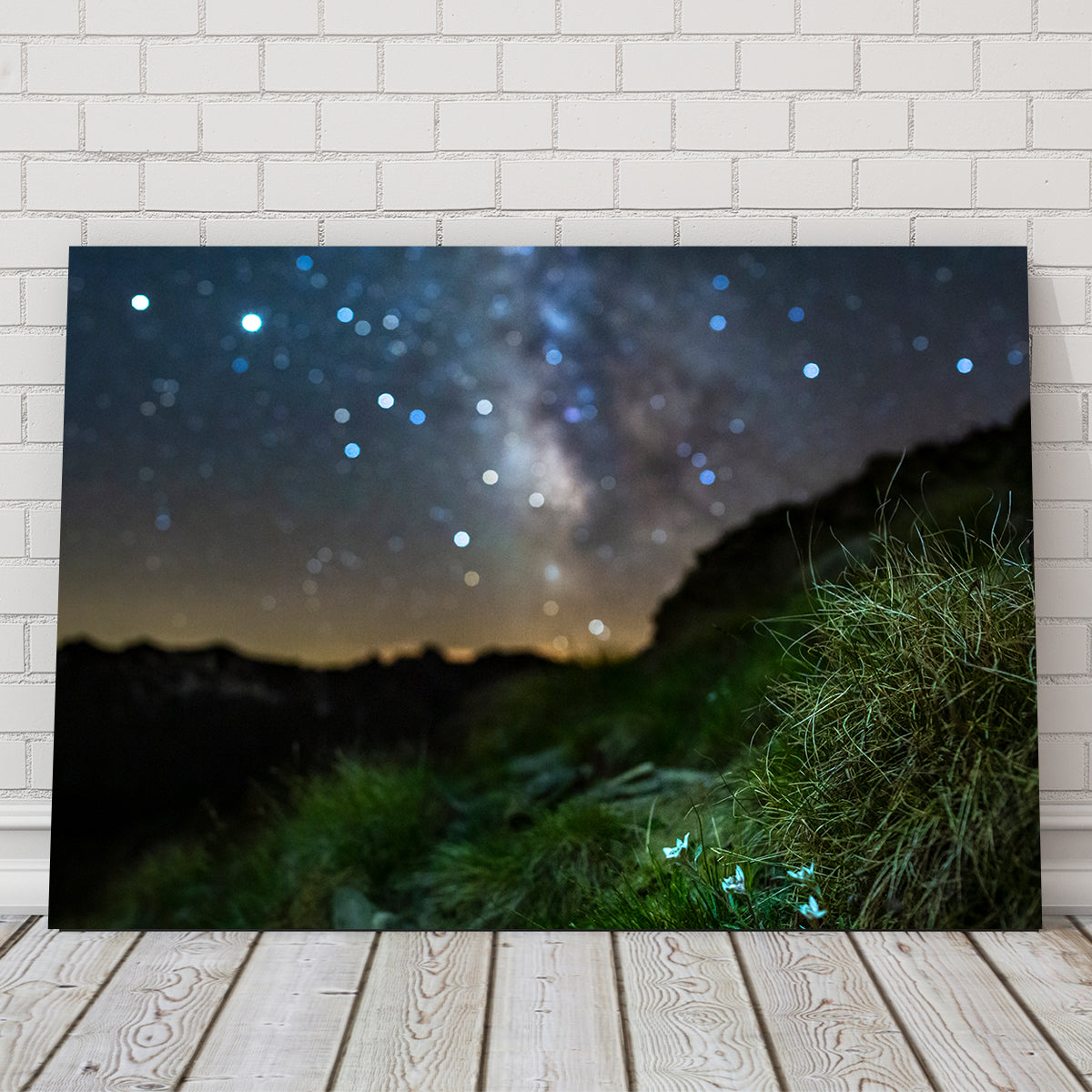 Gorgeous Star Studded Edelweiss Wall Art by Jeff Graphy