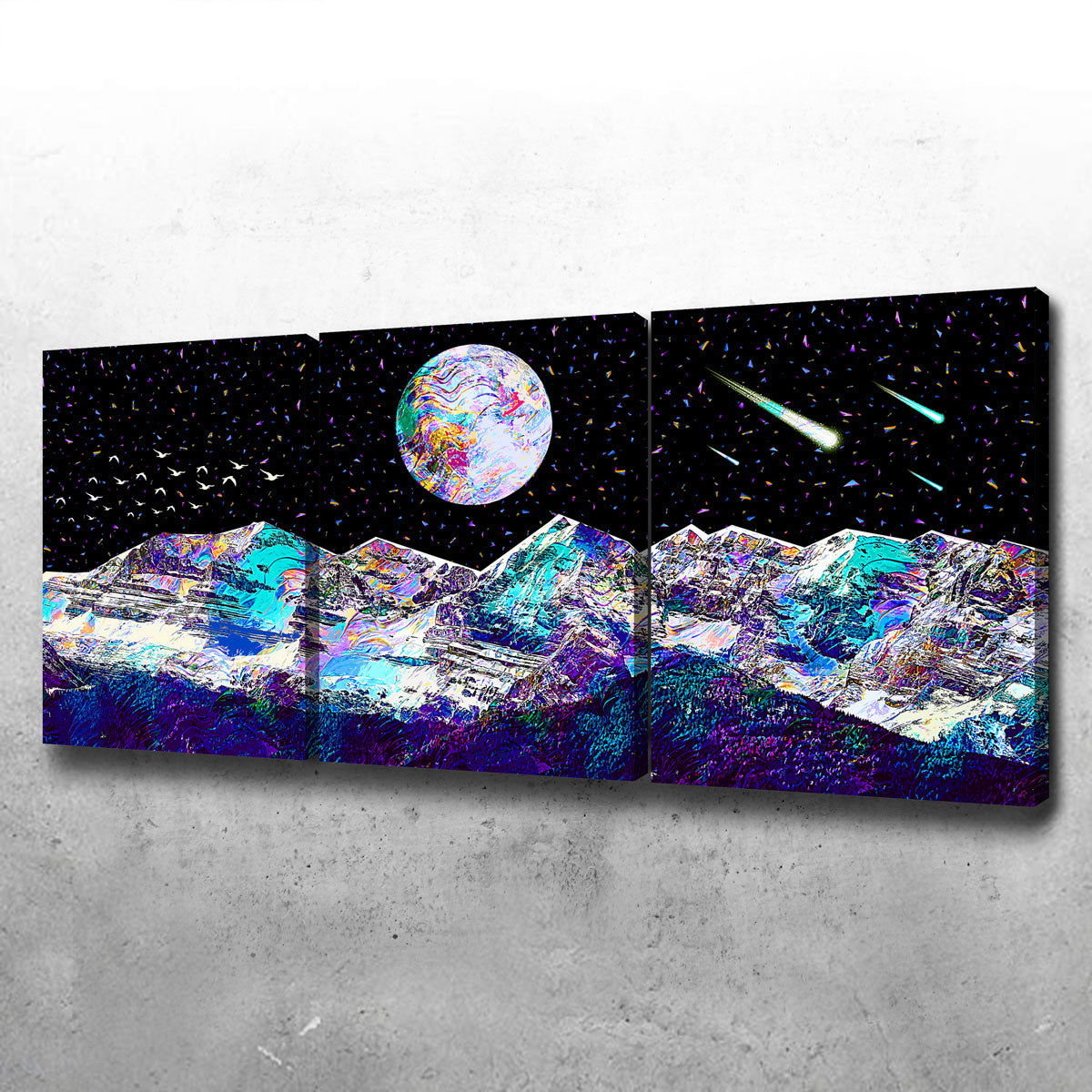 Stunning Abstract Moon Wall Art by Gab Fernando