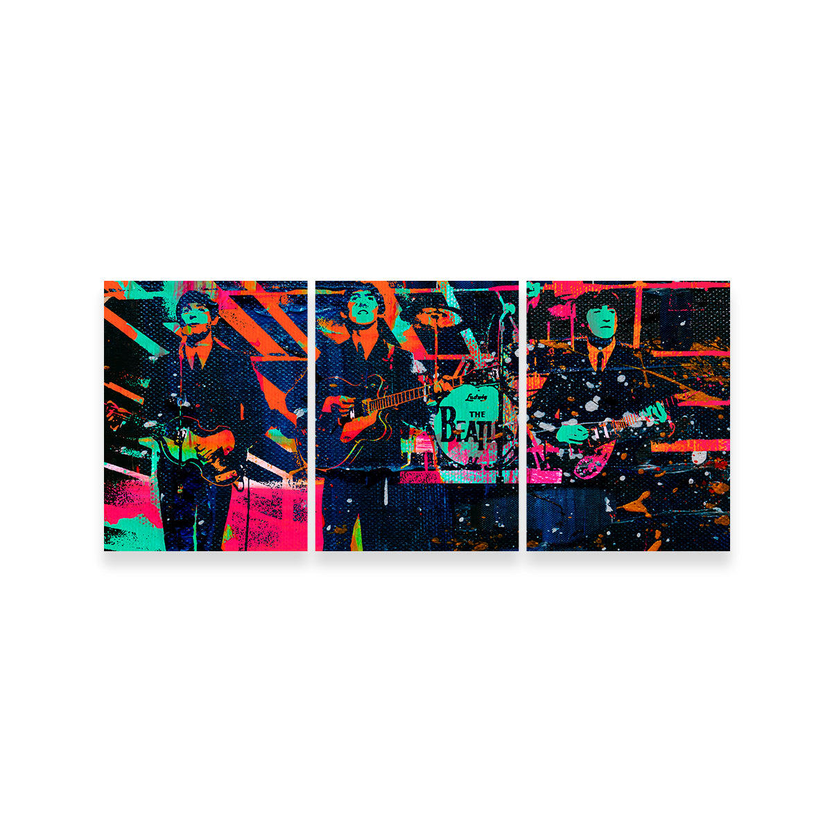 The Beatles - Iconic Ed Sullivan Wall Art by Stephen Chambers