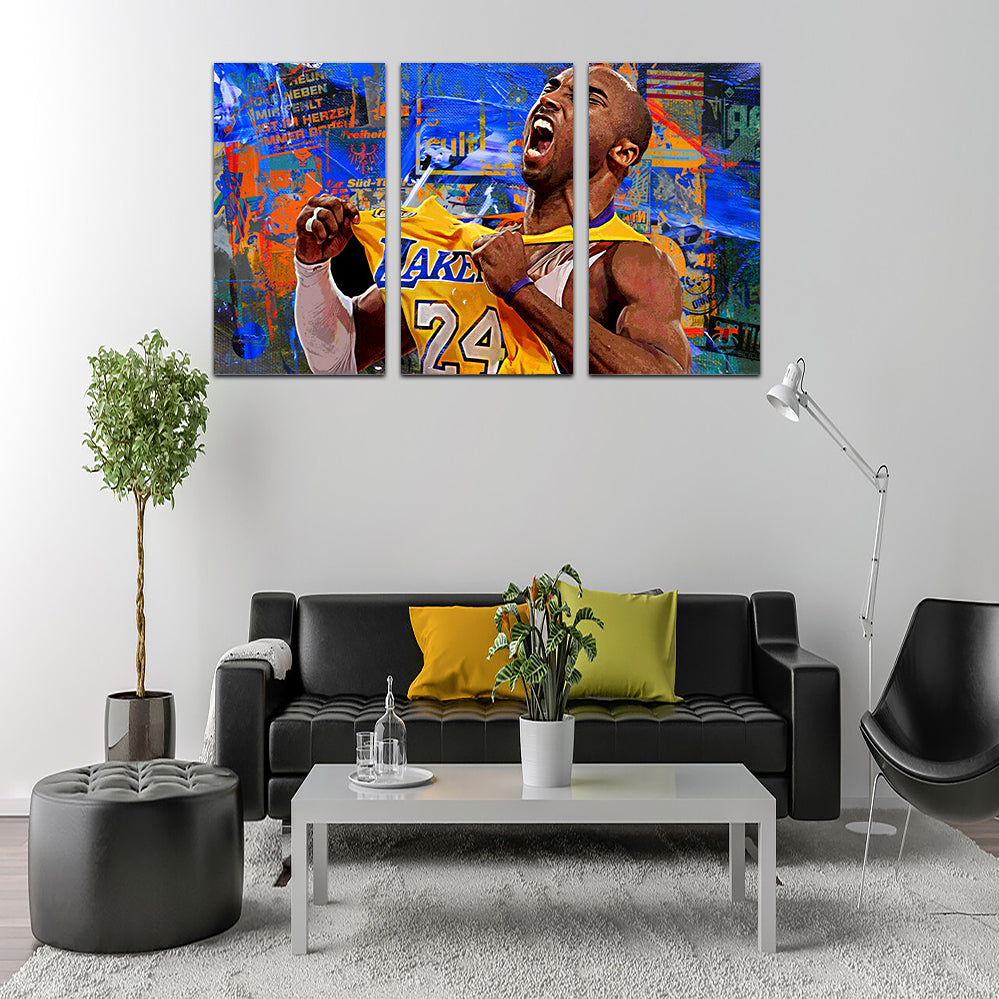 Exquisite The Black Mamba Vintage Blue Wall Art for Stunning Home Decor