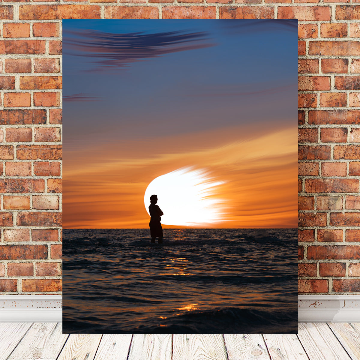 Stunning On Watch in the Water Wall Art by Eileen Rollin