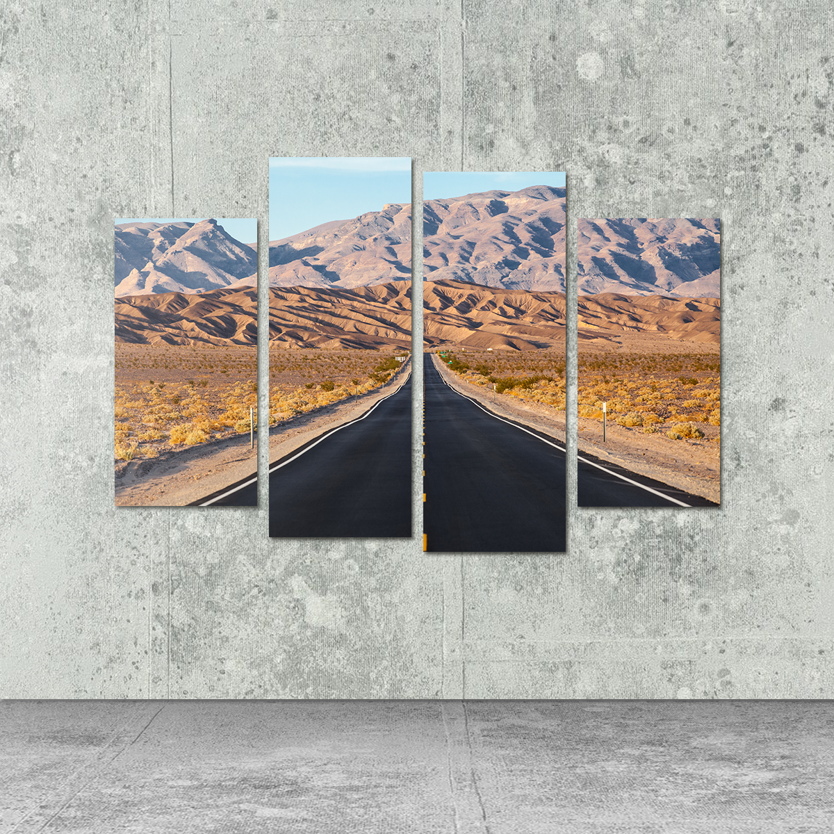Stunning Road to Death Valley National Park Wall Art for Your Home Decor