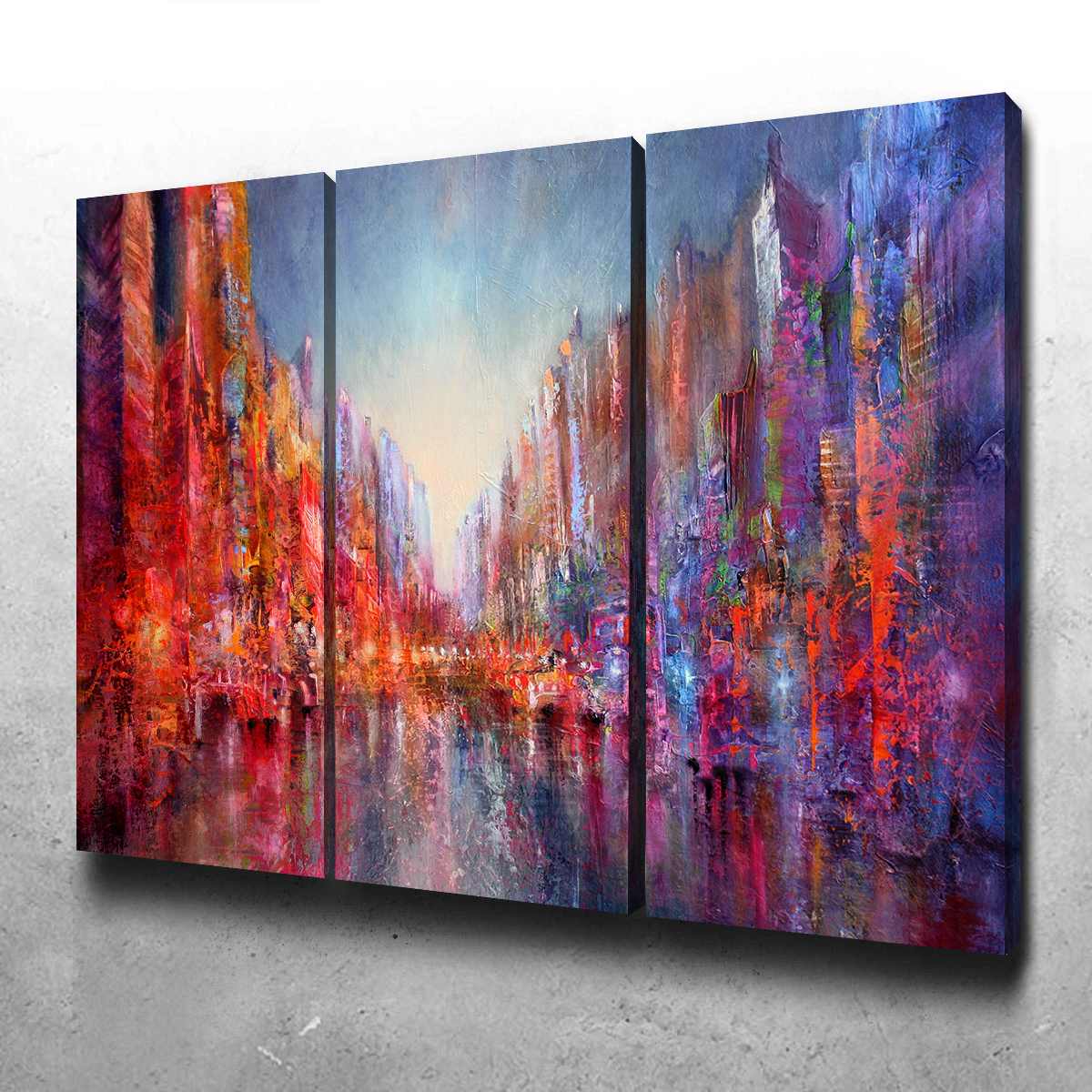 Exquisite Stadt am Fluss Wall Art by Annette Schmucker