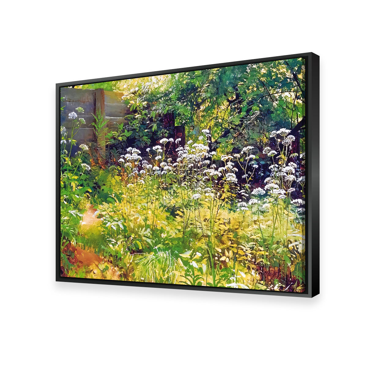 Exquisite Garden Corner Wall Art by Denise Dundon