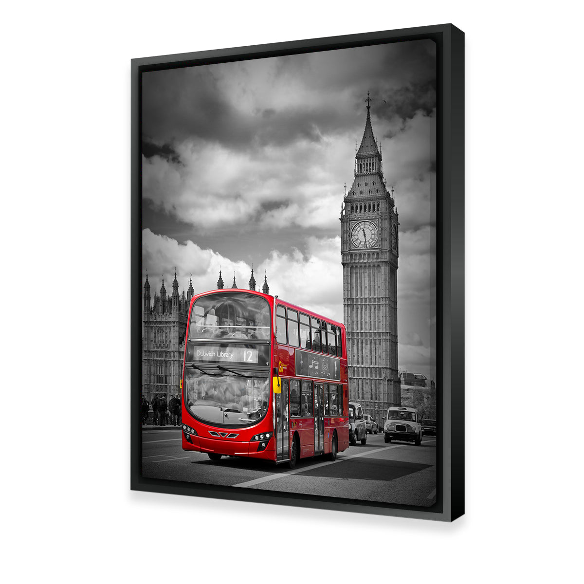 Stunning London Street Scene Wall Art by Melanie Viola