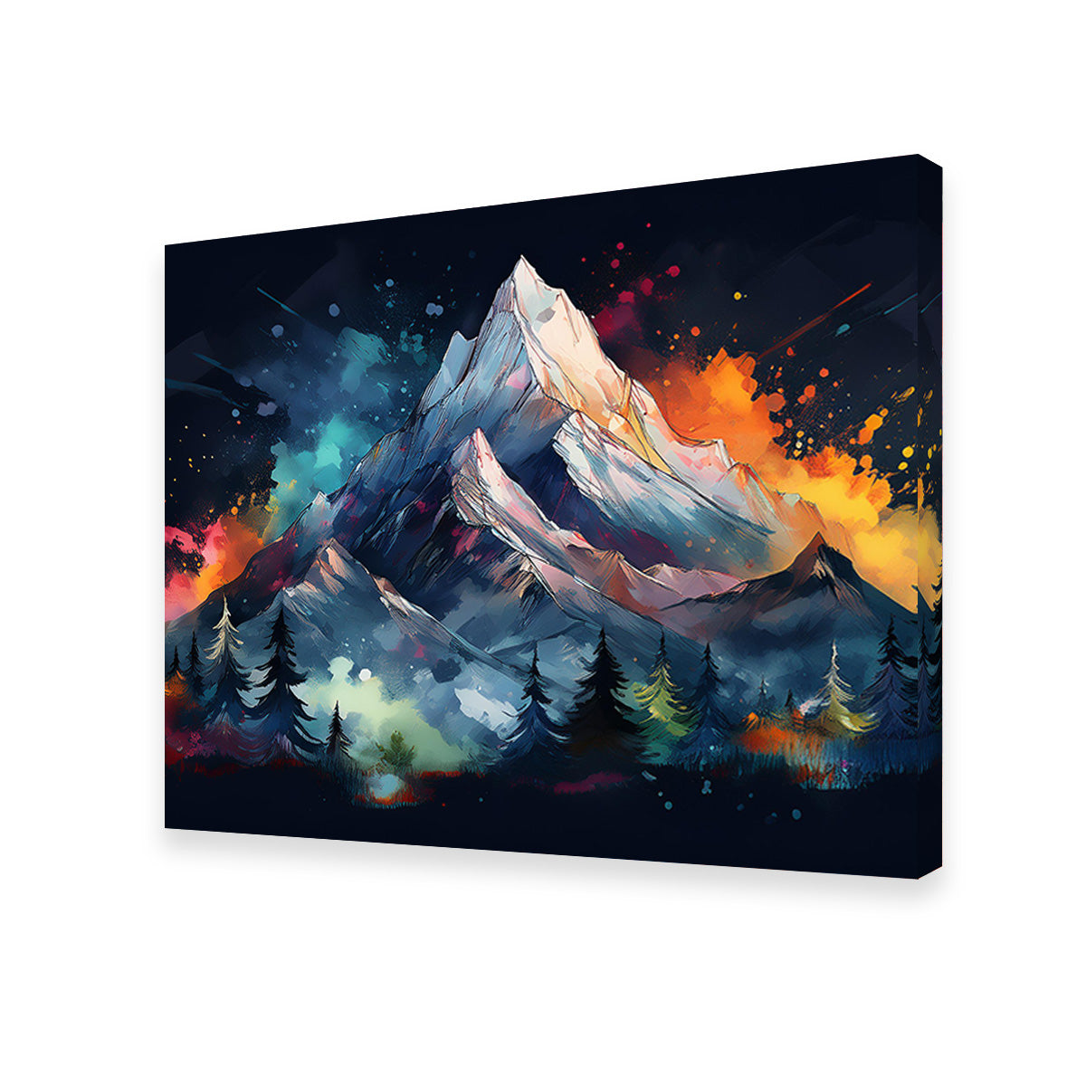 Exquisite Dark Colored Mountain Wall Art for Stunning Decor