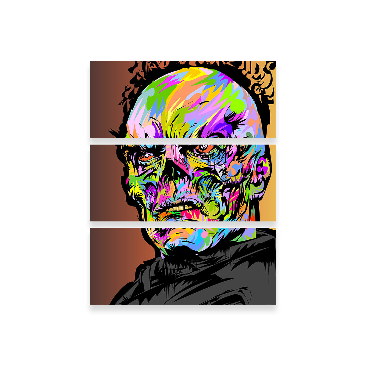 Vibrant Red Skull Color Wall Art for Stunning Home Decor