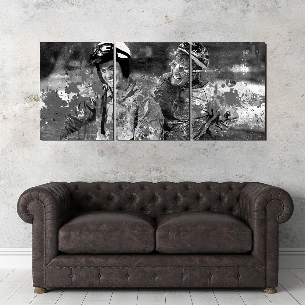 Eye - catching Dumb and Dumber Grayscale Wall Art for Stunning Decor
