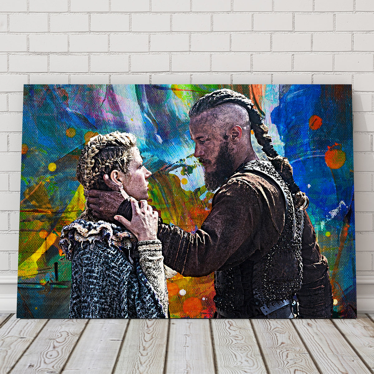 Stunning Ragnar & Lagertha Wall Art for Your Home Decor