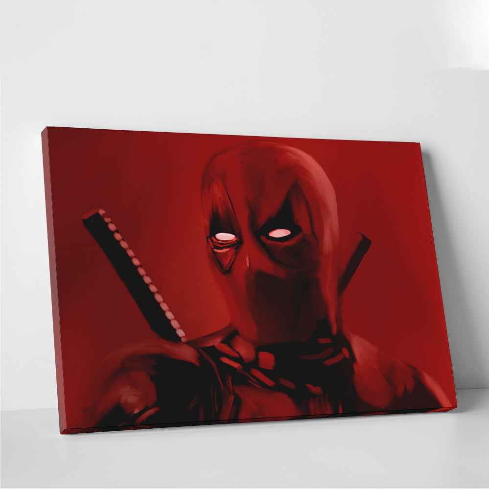 Stunning Dead In Red Wall Art by Andy Brackpool