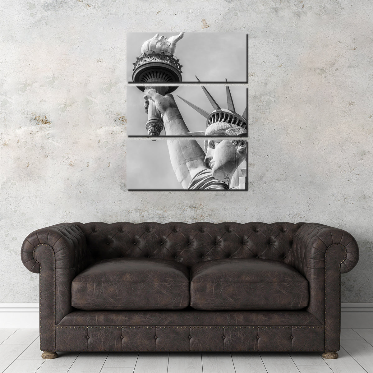Stunning Statue Of Liberty Closeup Wall Art by Melanie Viola