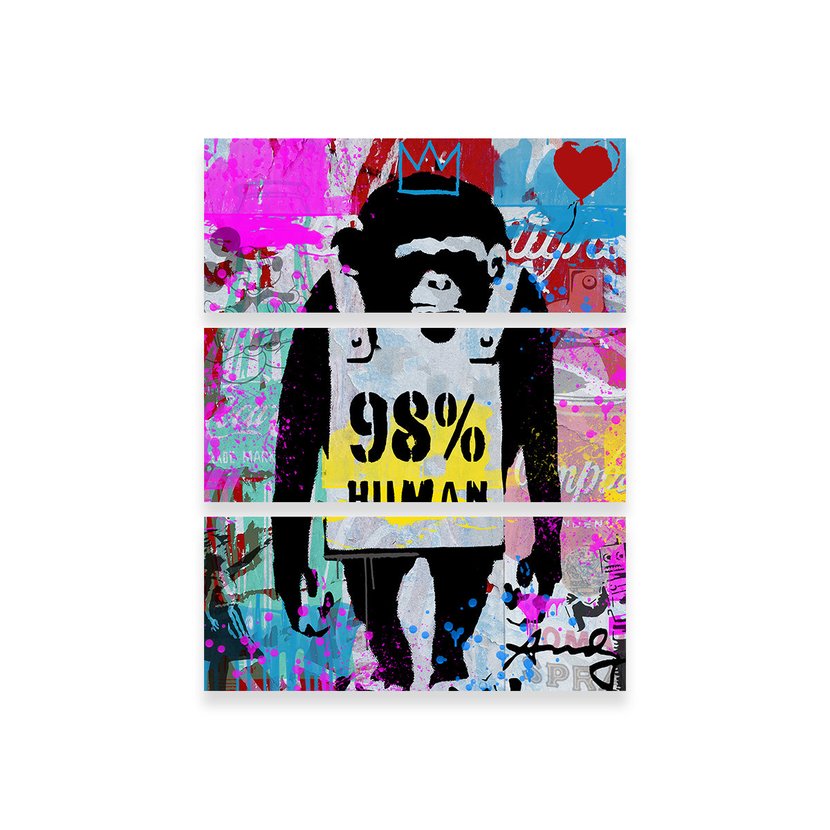 98% Premium Human Wall Art by Stephen Chambers