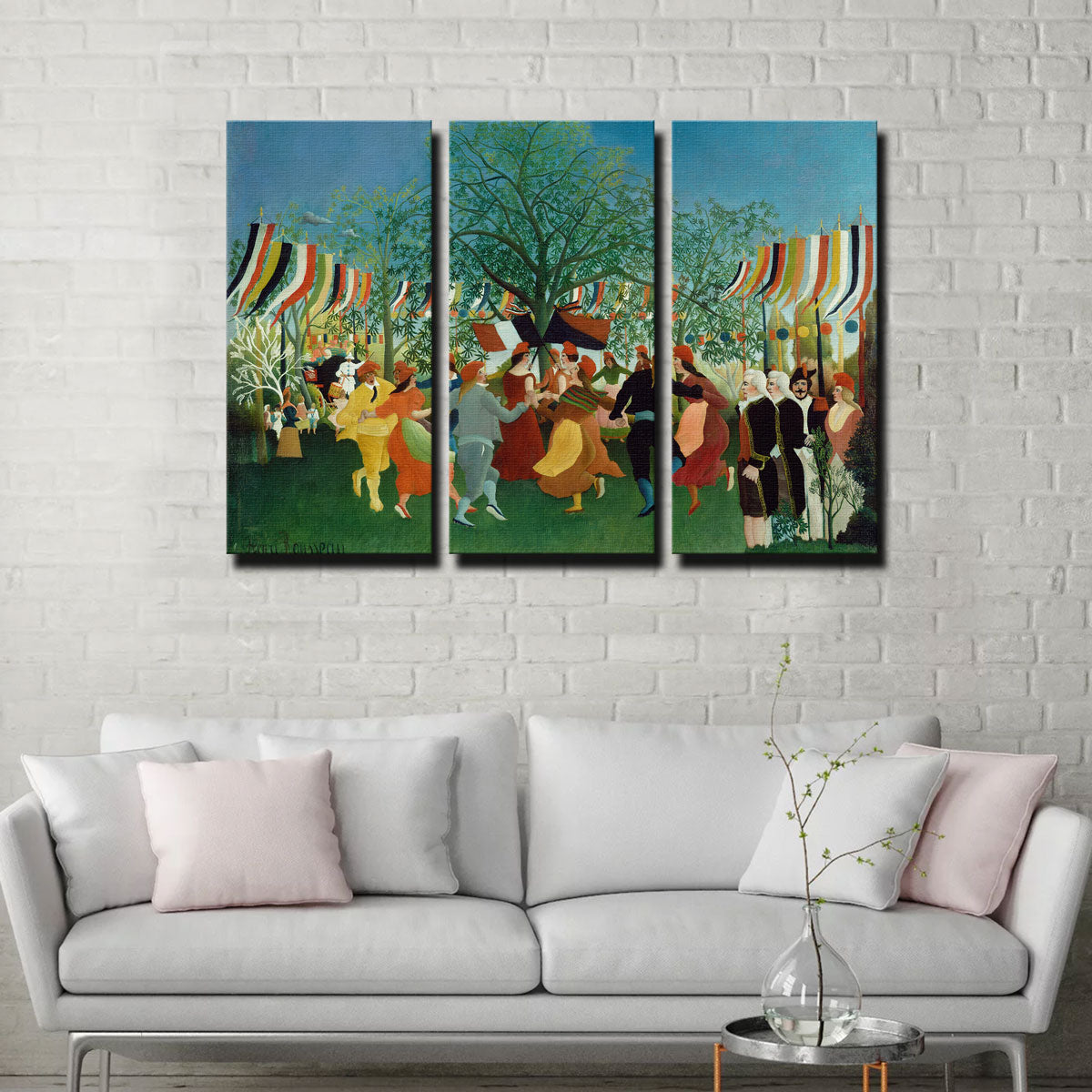 A Centennial of Independence Stunning Wall Art by Henri Rousseau