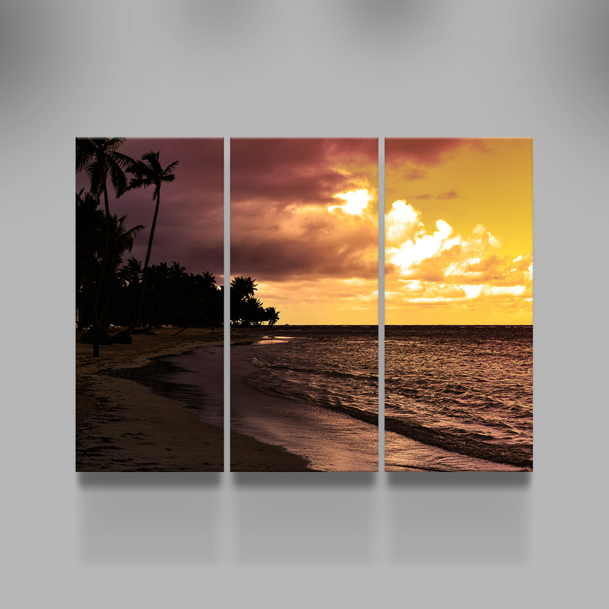 Stunning Dominican Sunset 1 Wall Art by George Sorin