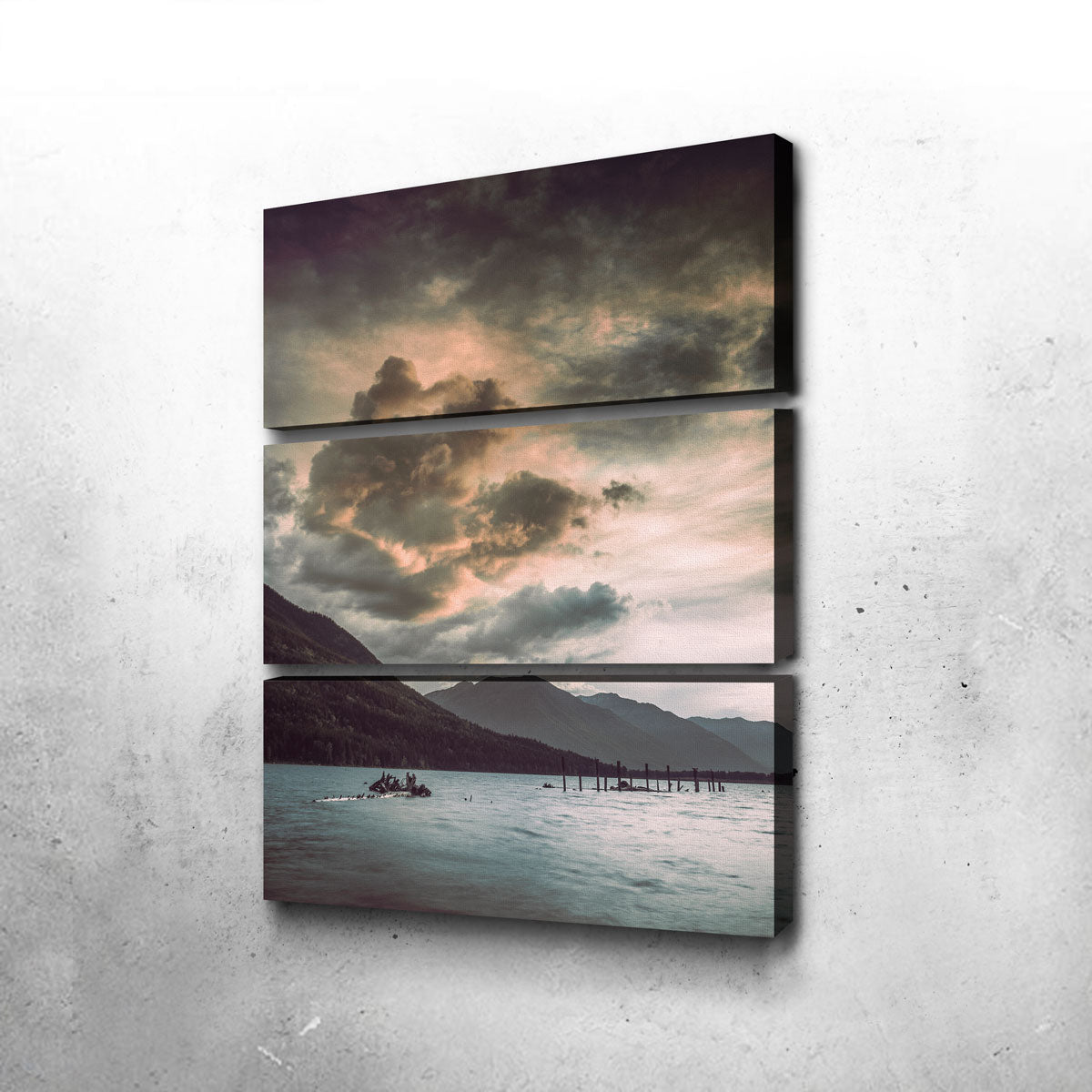 Stunning St. Mary's Lake Wall Art by Mike Cotton