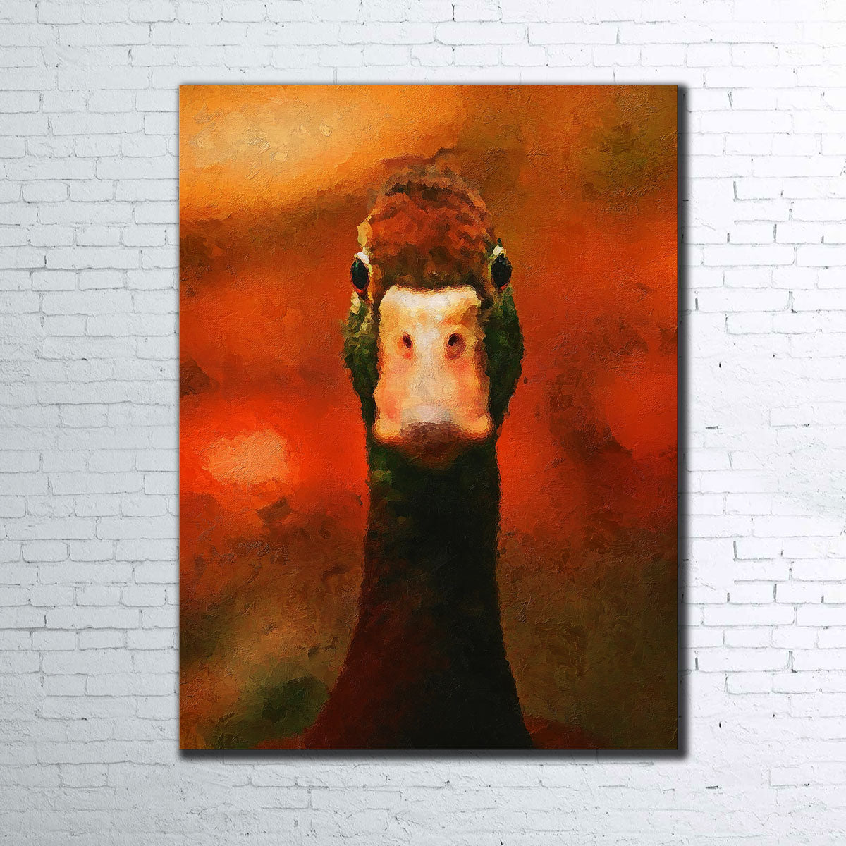 Stunning Duck Painting Wall Art by Gab Fernando