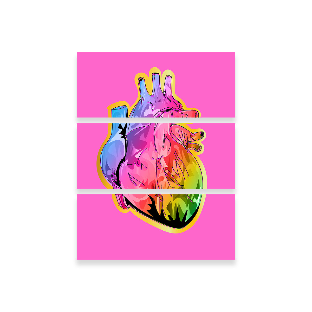 Stunning Red Heart Wall Art for Home Decor