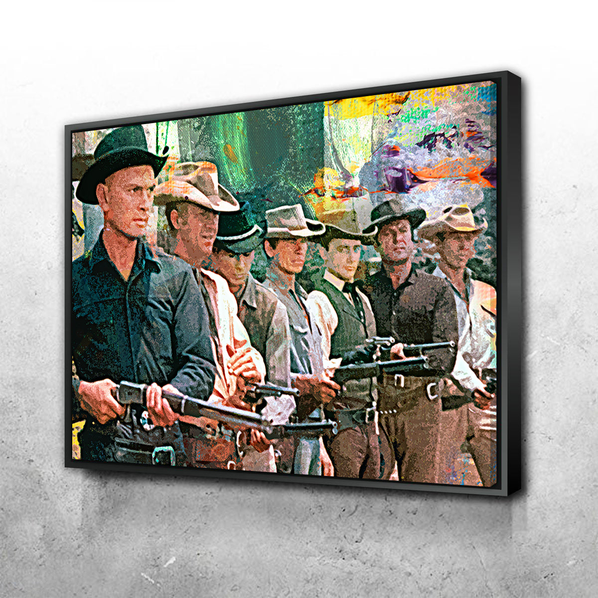 Stunning The Magnificent Seven Wall Art for Striking Home Decor