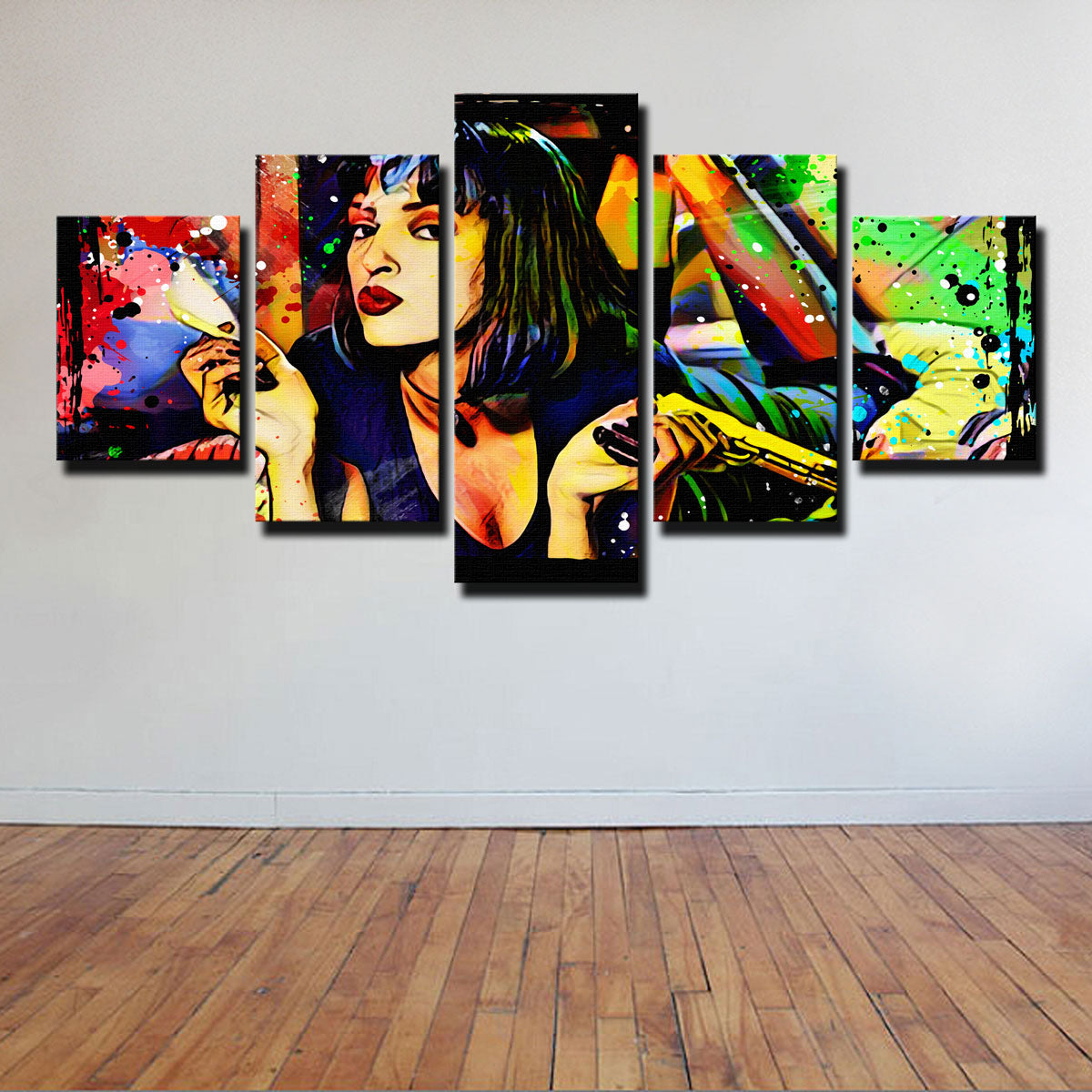 Eye - catching Abstract Pulp Fiction Wall Art for Stunning Decor