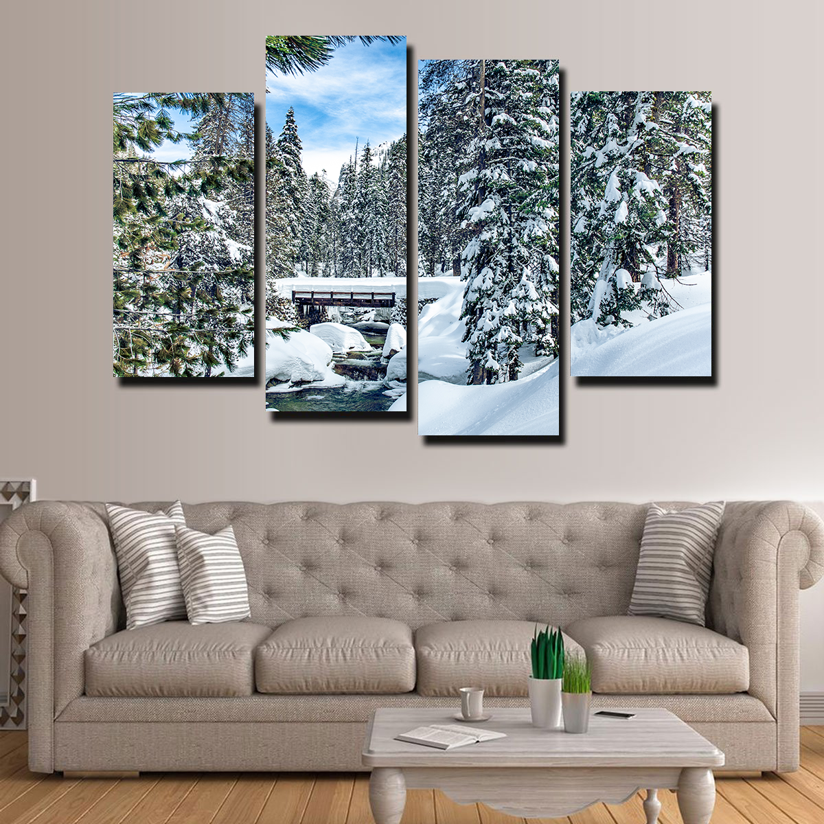 Exquisite Lodgepool Bridge Wall Art by Kyle Sherry