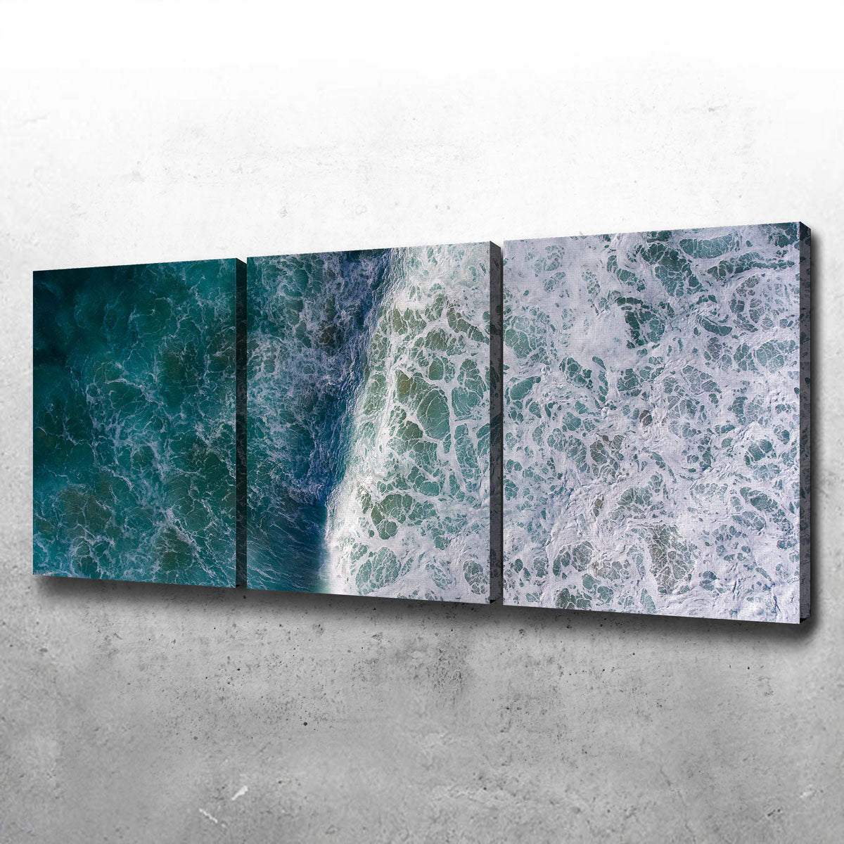 Stunning Blue Wave Wall Art by Karolis Janulis