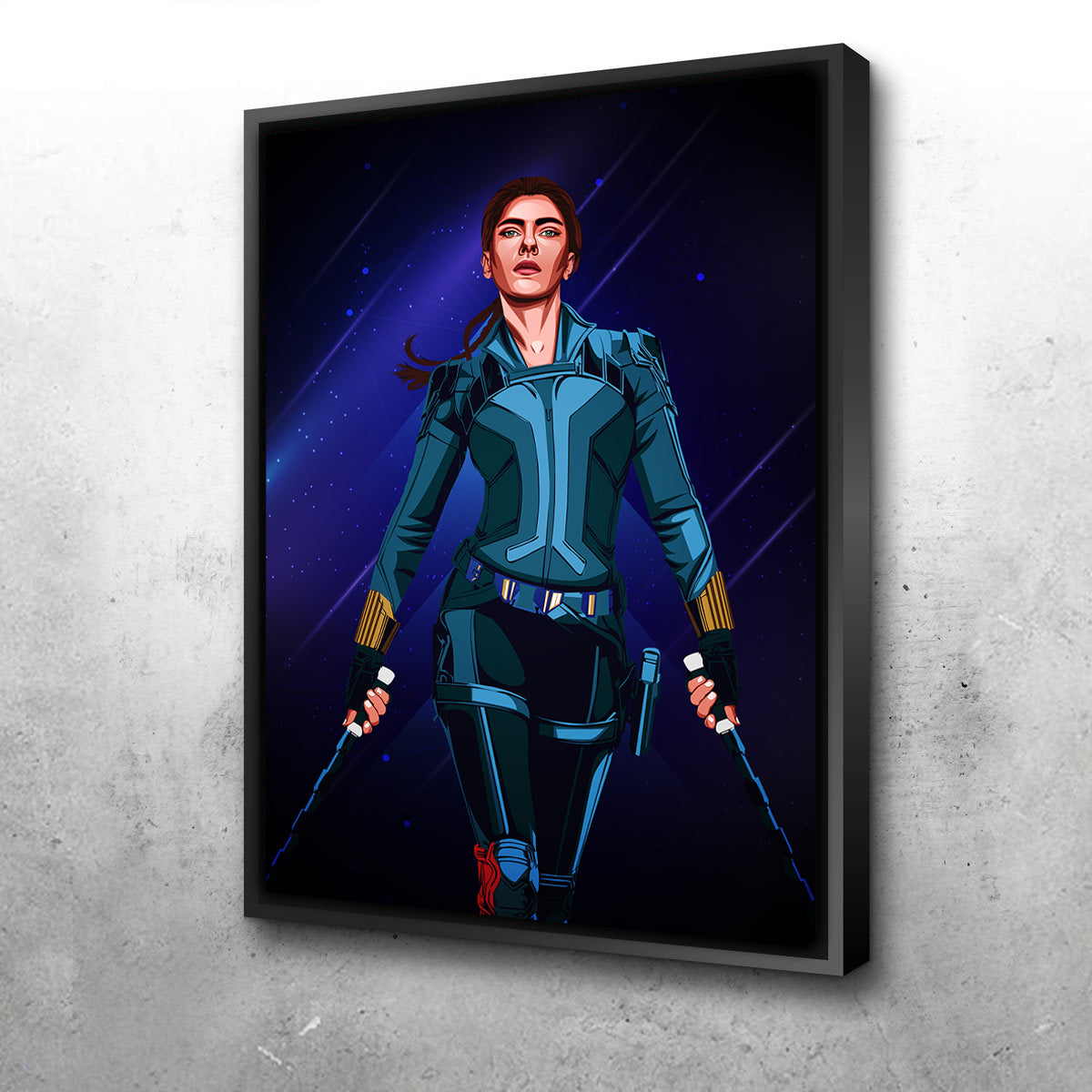 Stunning Black Widow Wall Art by Ralph & Laura Design