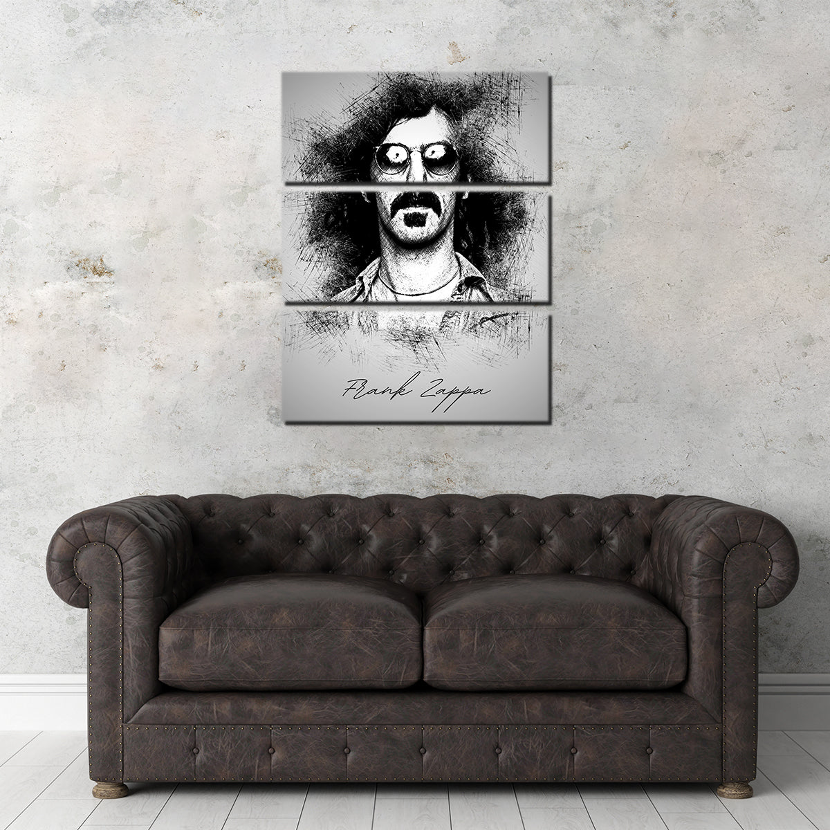 Frank Zappa Stunning Wall Art by Albi Art