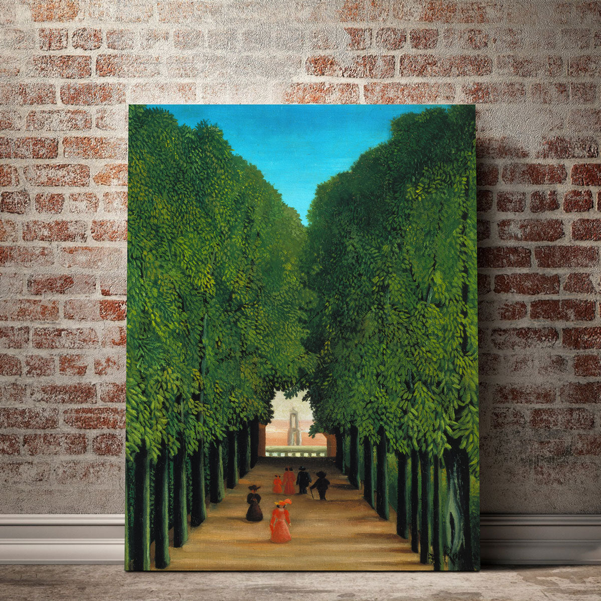 Exquisite Saint Cloud Park Avenue Wall Art by Henri Rousseau
