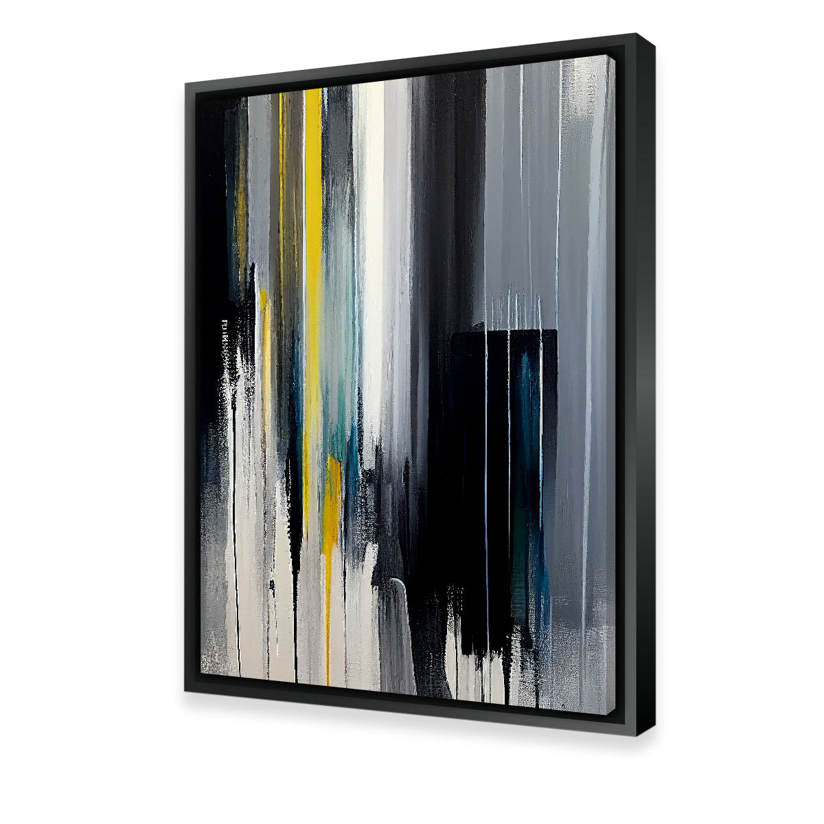 Stunning City Window on a Rainy Day Wall Art for Home Decor