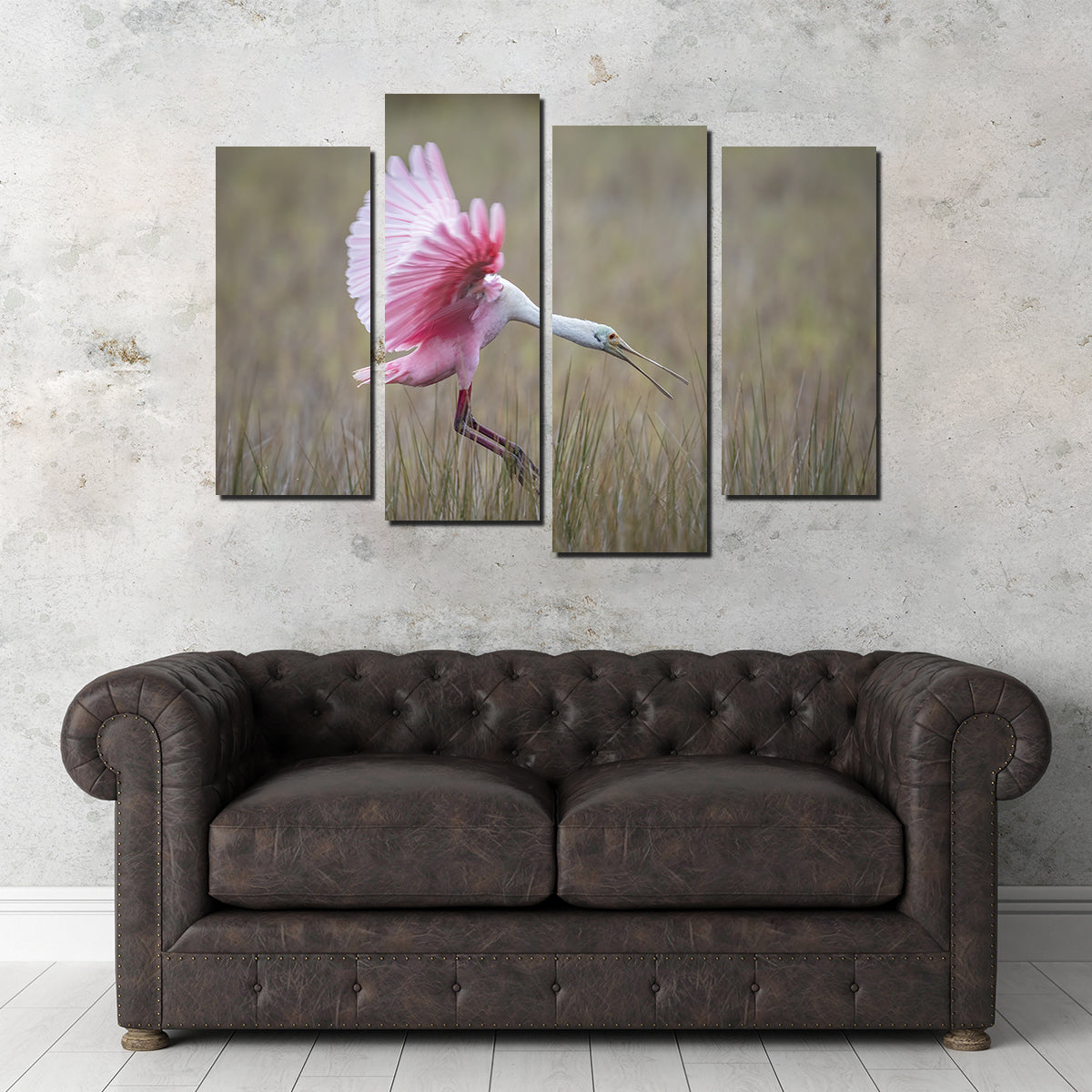 Stunning Roseate Spoonbill Wall Art from Merritt Island Wildlife Refuge