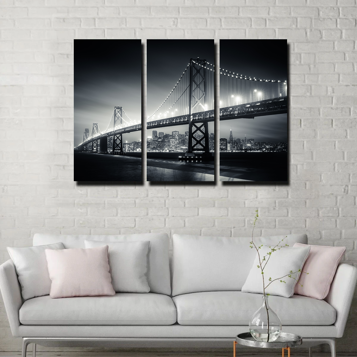 Stunning San Francisco Bay Canvas Wall Art for Home Decor