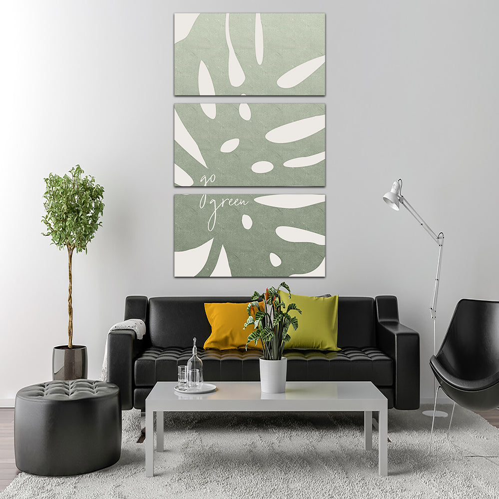 Eco-Friendly Go Green Wall Art by Melanie Viola