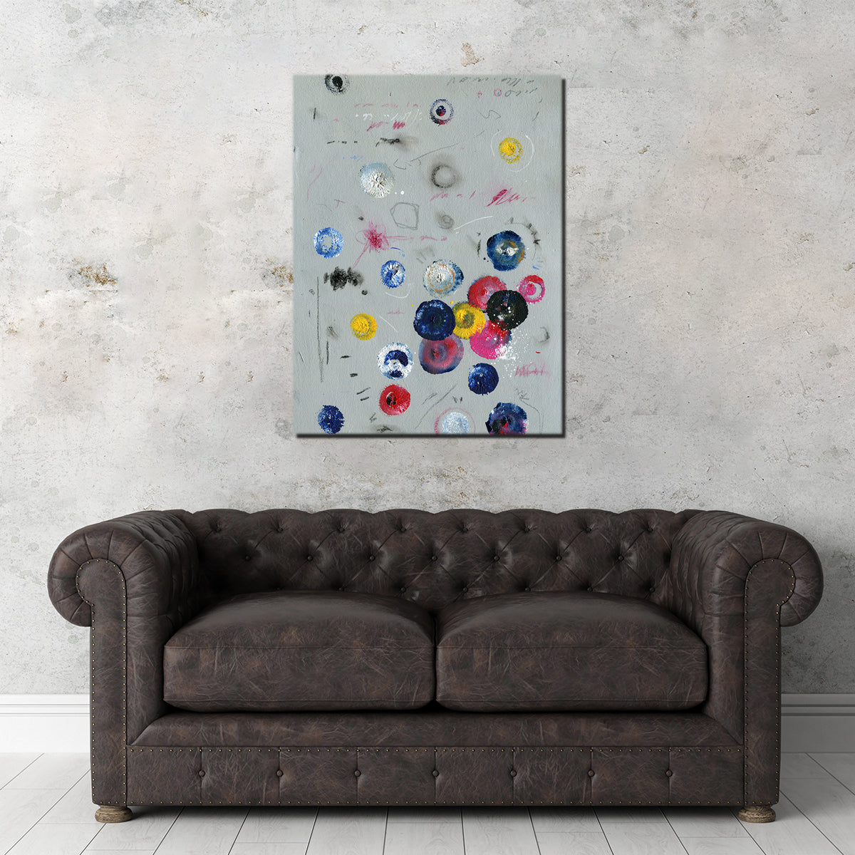 Stunning Circle Grey Wall Art for Modern Interiors