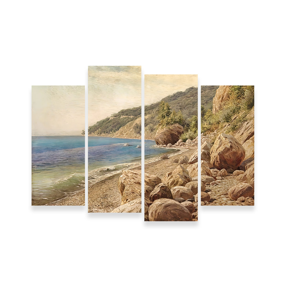Exquisite Sandstone Beach Wall Art by Denise Dundon