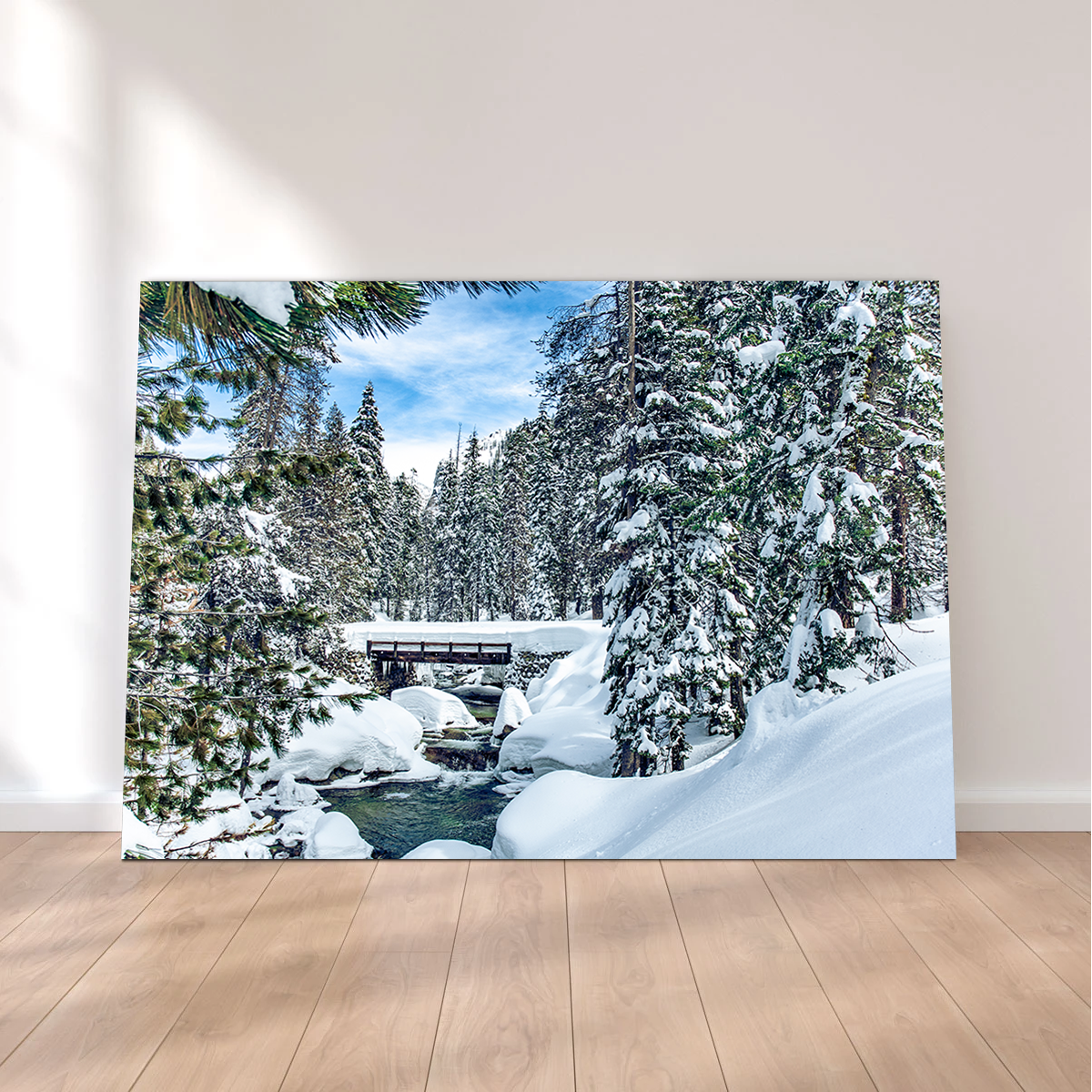 Exquisite Lodgepool Bridge Wall Art by Kyle Sherry
