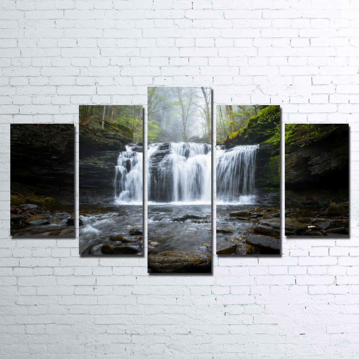 Exquisite Green Serenity Wall Art by Dennis Maida